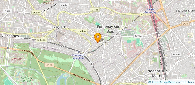 localisation de l'entreprise EML COMPANY à FONTENAY-SOUS-BOIS