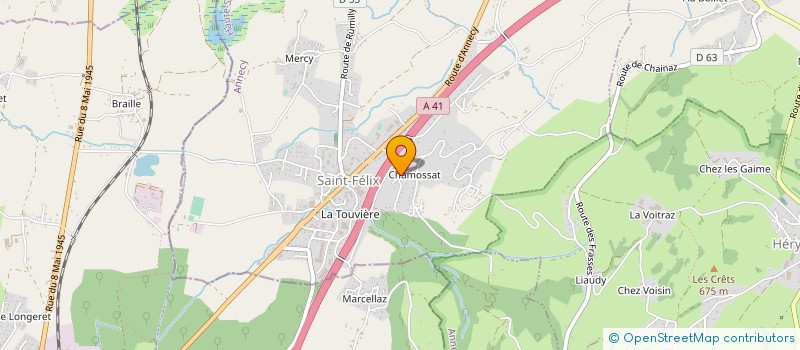 localisation de l'entreprise EML FRANCE  SAINT-FELIX