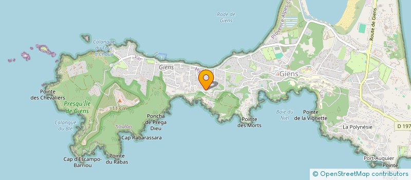 localisation de l'entreprise EML I NVEST IMMO à HYERES