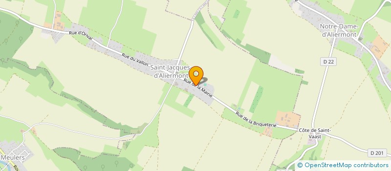 localisation de l'entreprise EML IMMOBILIER  SAINT-JACQUES-D'ALIERMONT