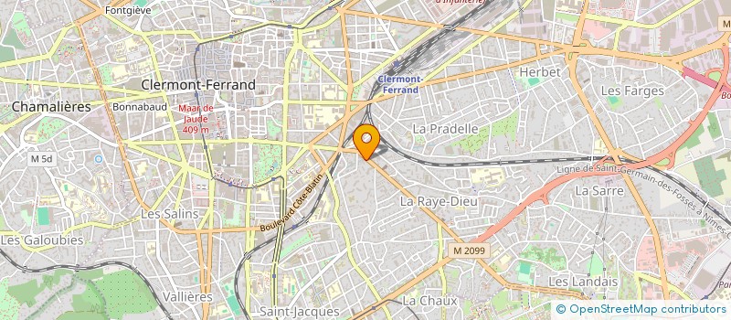 localisation de l'entreprise EML INGENIERIE  CLERMONT-FERRAND