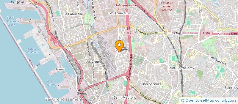 localisation de l'entreprise EML-SHOP à MARSEILLE