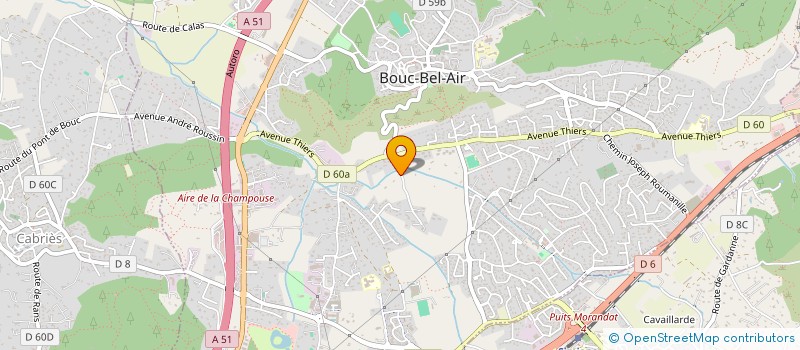 localisation de l'entreprise EMLA à BOUC-BEL-AIR
