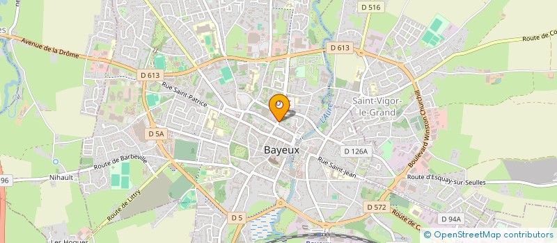localisation de l'entreprise EMLA  BAYEUX