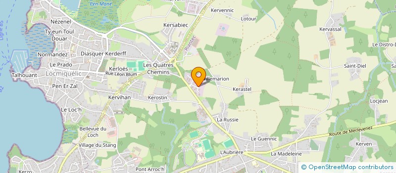 localisation de l'entreprise EMLACE  RIANTEC