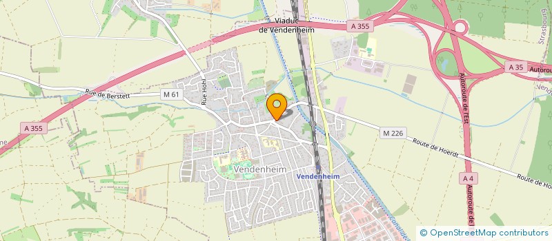 localisation de l'entreprise EMLADI  VENDENHEIM