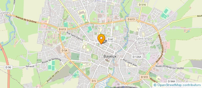 localisation de l'entreprise EMLAFICA  BAYEUX