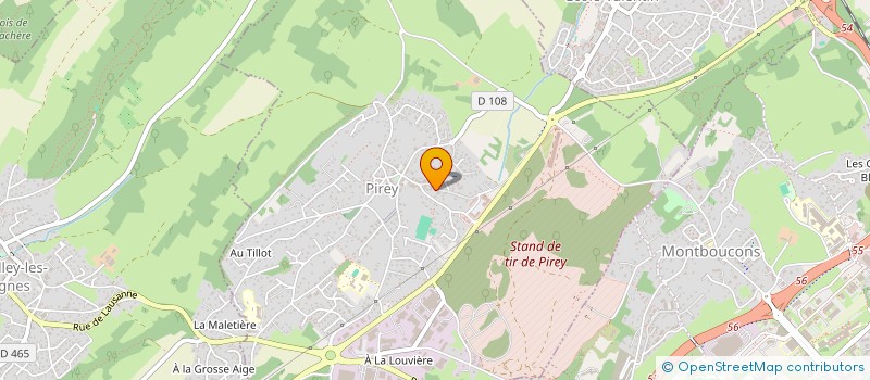 localisation de l'entreprise EMLAP  PIREY