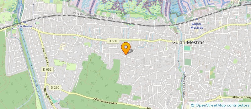 localisation de l'entreprise EMLI SERAPHON  GUJAN-MESTRAS