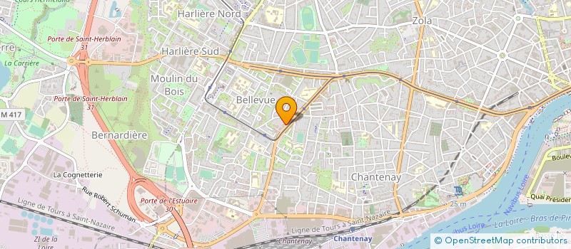 localisation de l'entreprise EMLISS ENTRETIEN ET SERVICES à NANTES