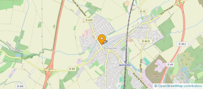 localisation de l'entreprise EMLOENCA  BOLLWILLER