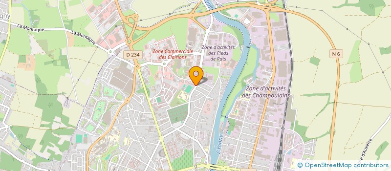 localisation de l'entreprise EMLOU à AUXERRE