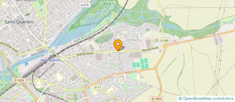 localisation de l'entreprise EMLY'D à SAINT-QUENTIN