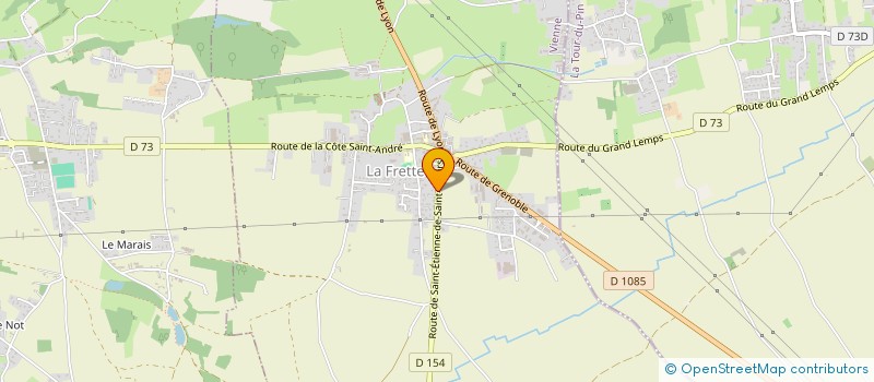 localisation de l'entreprise EMLYA  LA FRETTE