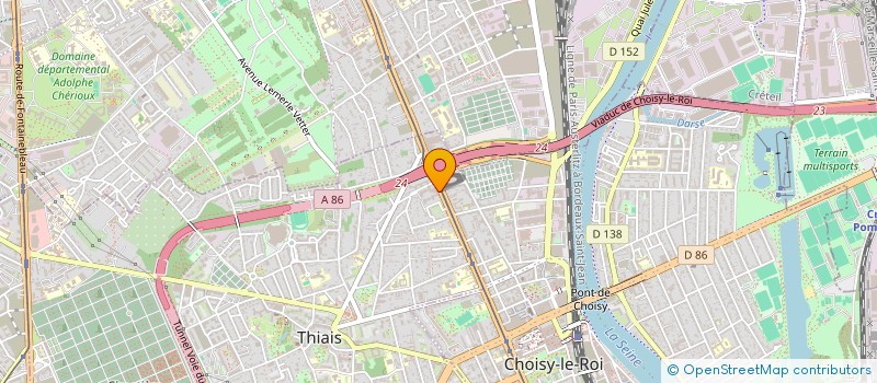 localisation de l'entreprise EMM TRANSPORTS à THIAIS