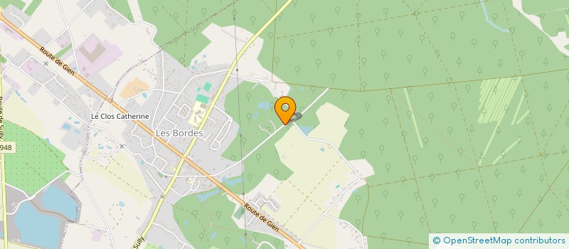 localisation de l'entreprise EMMA 36  LES BORDES