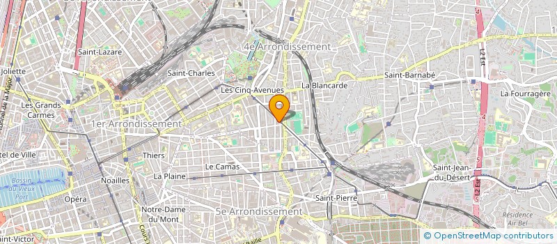 localisation de l'entreprise EMMA à MARSEILLE 4EME