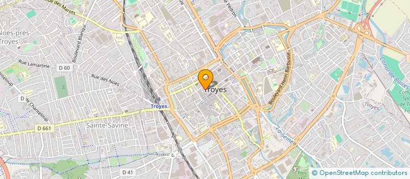 localisation de l'entreprise EMMA à TROYES