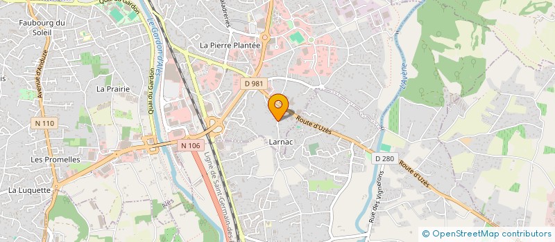 localisation de l'entreprise EMMA  ALES