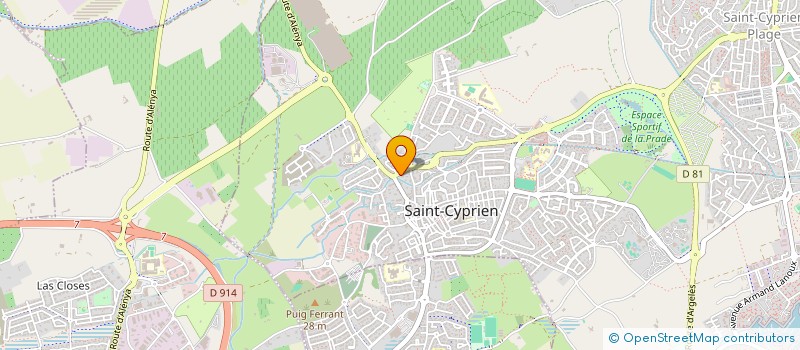 localisation de l'entreprise EMMA  SAINT-CYPRIEN