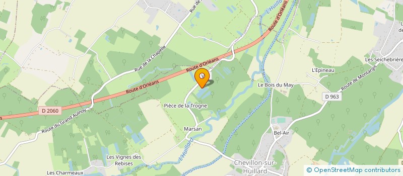 localisation de l'entreprise EMMA à CHEVILLON-SUR-HUILLARD