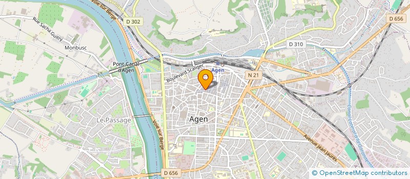 localisation de l'entreprise EMMA à AGEN