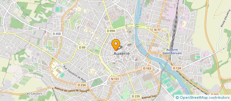 localisation de l'entreprise EMMA à AUXERRE