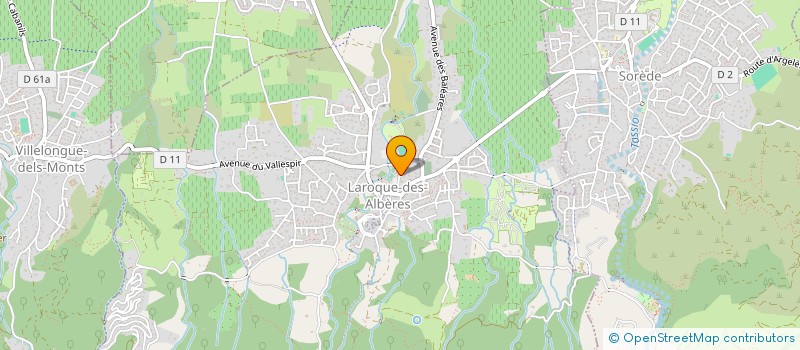 localisation de l'entreprise EMMA  MONTESQUIEU-DES-ALBERES