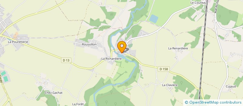 localisation de l'entreprise EMMA à VALENCE-EN-POITOU