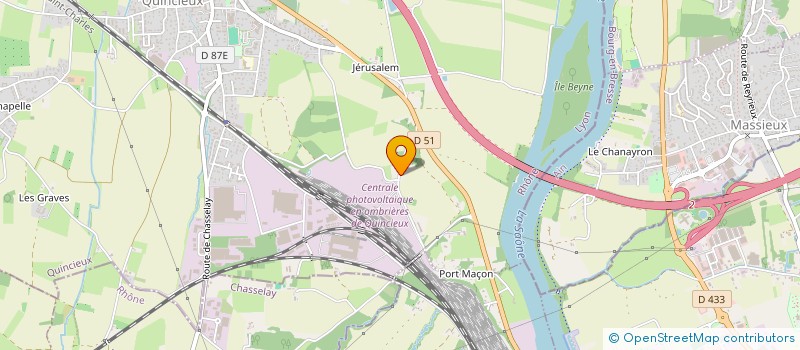 localisation de l'entreprise EMMA  QUINCIEUX