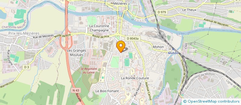 localisation de l'entreprise EMMA  CHARLEVILLE-MEZIERES