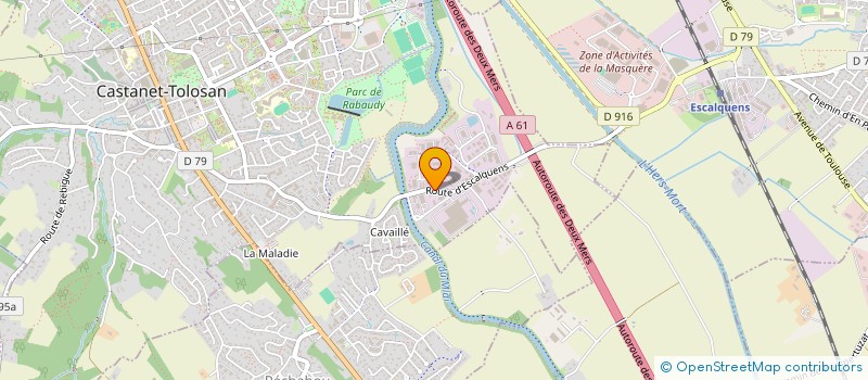 localisation de l'entreprise EMMA à CASTANET-TOLOSAN
