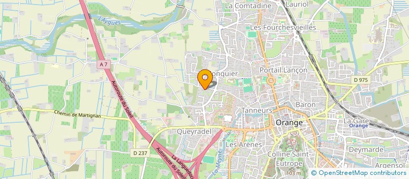 localisation de l'entreprise EMMA  ORANGE