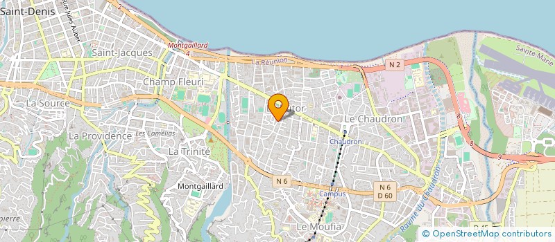 localisation de l'entreprise EMMA à SAINT-DENIS