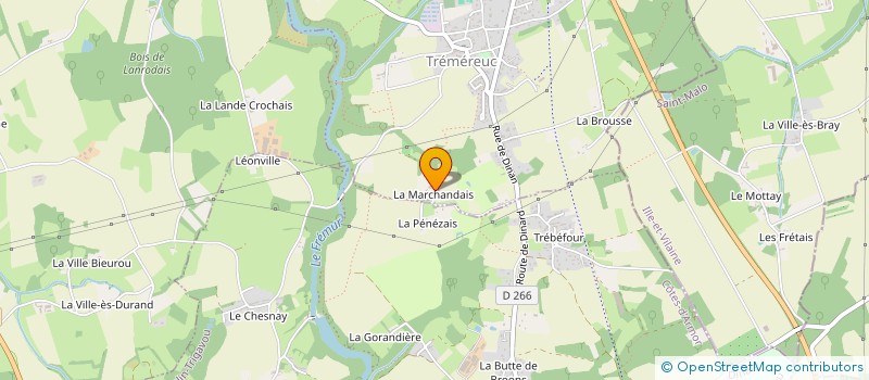 localisation de l'entreprise EMMA  TREMEREUC