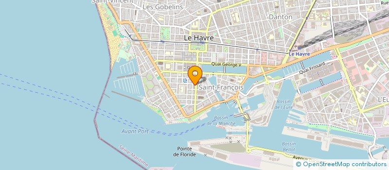 localisation de l'entreprise EMMA à LE HAVRE