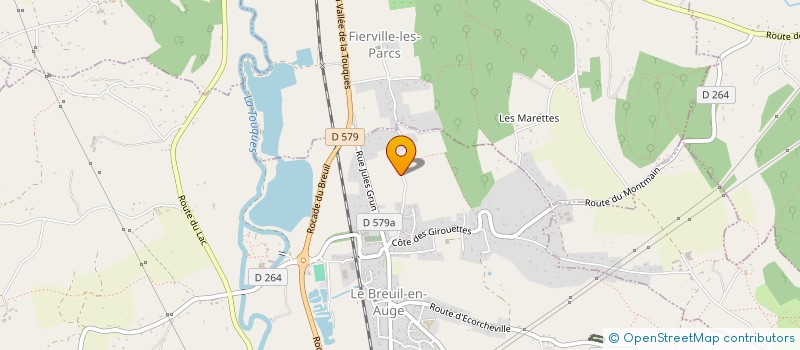 localisation de l'entreprise EMMA  LE BREUIL-EN-AUGE