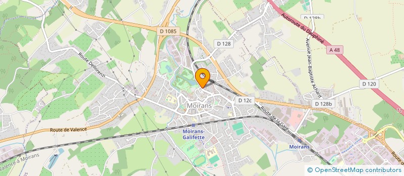 localisation de l'entreprise EMMA  MOIRANS