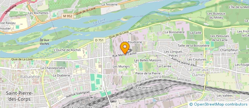 localisation de l'entreprise EMMA  SAINT-PIERRE-DES-CORPS