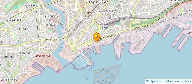 localisation de l'entreprise EMMA  BREST