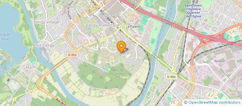 localisation de l'entreprise EMMA  CERGY