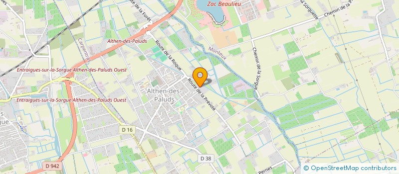 localisation de l'entreprise EMMA  ALTHEN-DES-PALUDS