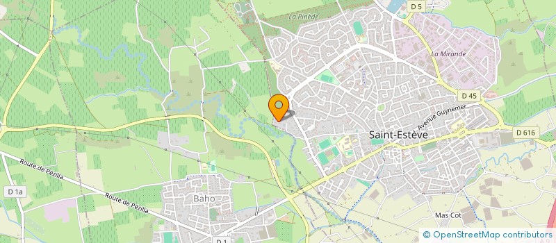 localisation de l'entreprise EMMA  SAINT-ESTEVE