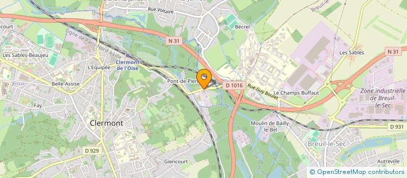 localisation de l'entreprise EMMA  CLERMONT