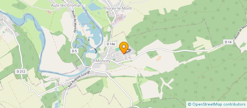 localisation de l'entreprise EMMA  MONCEY