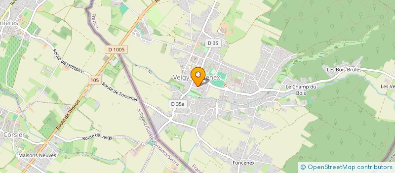 localisation de l'entreprise EMMA  VEIGY-FONCENEX