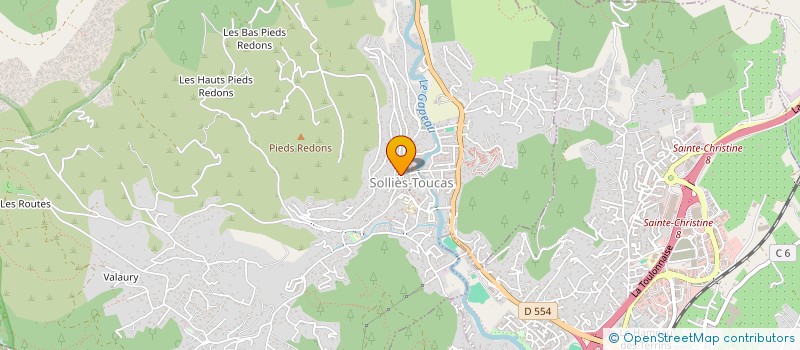 localisation de l'entreprise EMMA  SOLLIES-TOUCAS