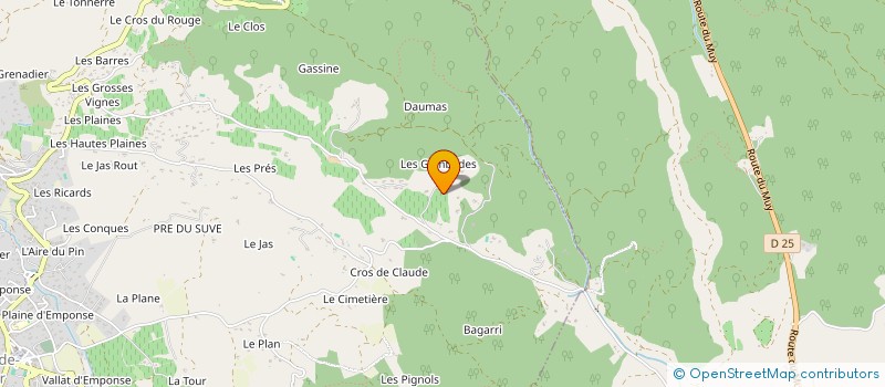 localisation de l'entreprise EMMA  LE PLAN-DE-LA-TOUR