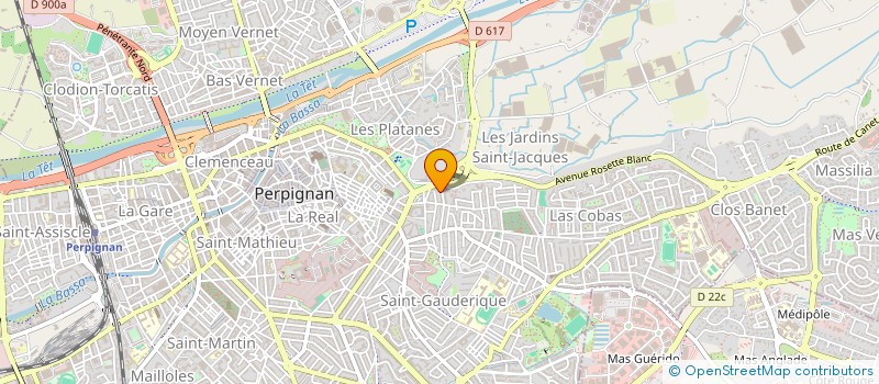 localisation de l'entreprise EMMA.B  PERPIGNAN