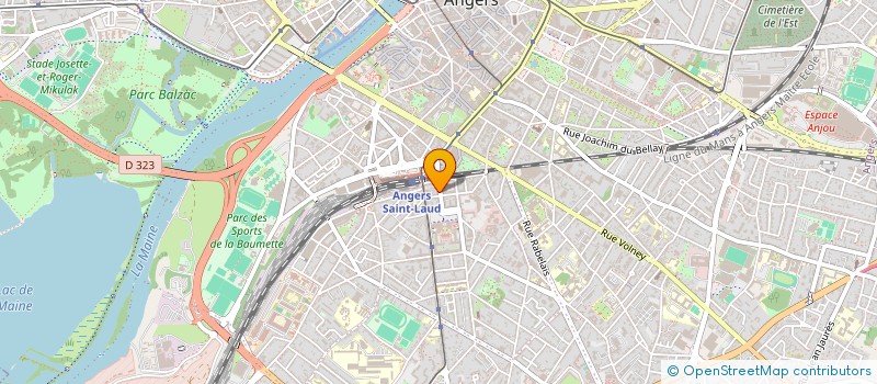 localisation de l'entreprise EMMA BABY à ANGERS